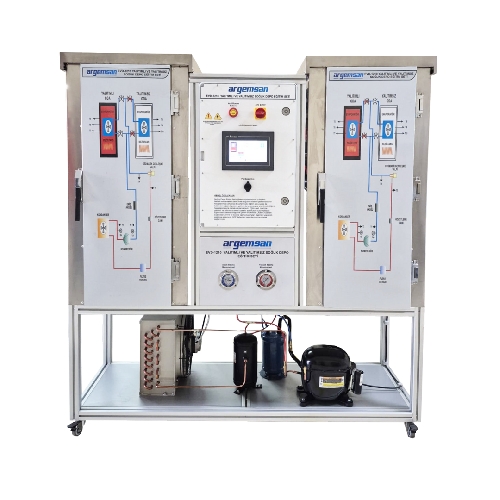 EVD-1210 Yalıtımlı ve Yalıtımsız Soğuk Depo Eğitim Seti